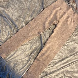Beige leggings